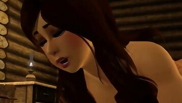 sexy Anime-Mädchen,3D-Porno
